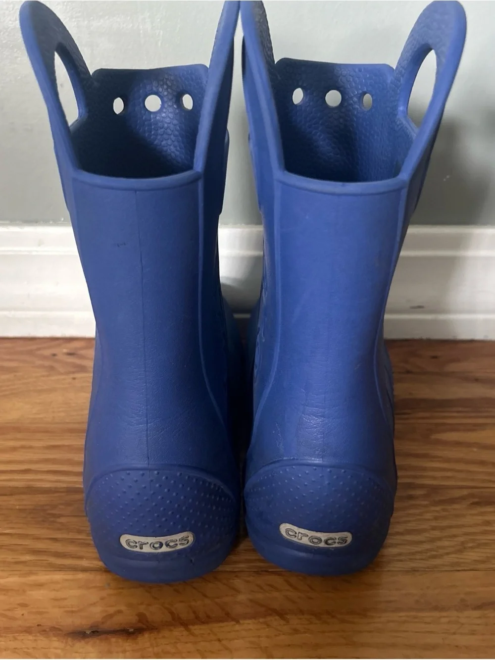 CROCS Kids Blue Waterproof Rain Boots
